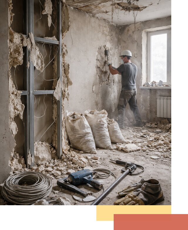 Профессиональный демонтаж зданий и конструкций в Климовске