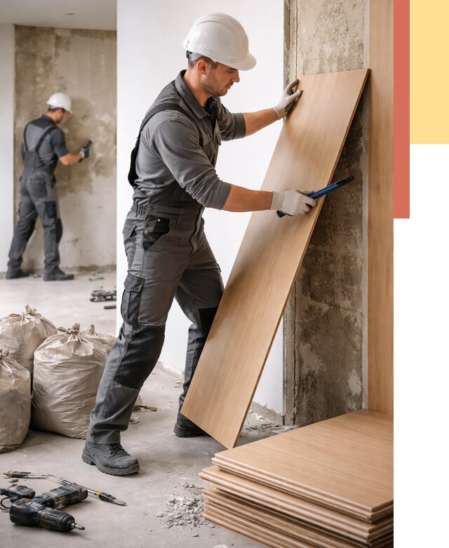 Демонтаж стеновых панелей в Климовске от 3545 руб. за м² быстро и недорого | ОТДЕЛОЧНИК-Клс