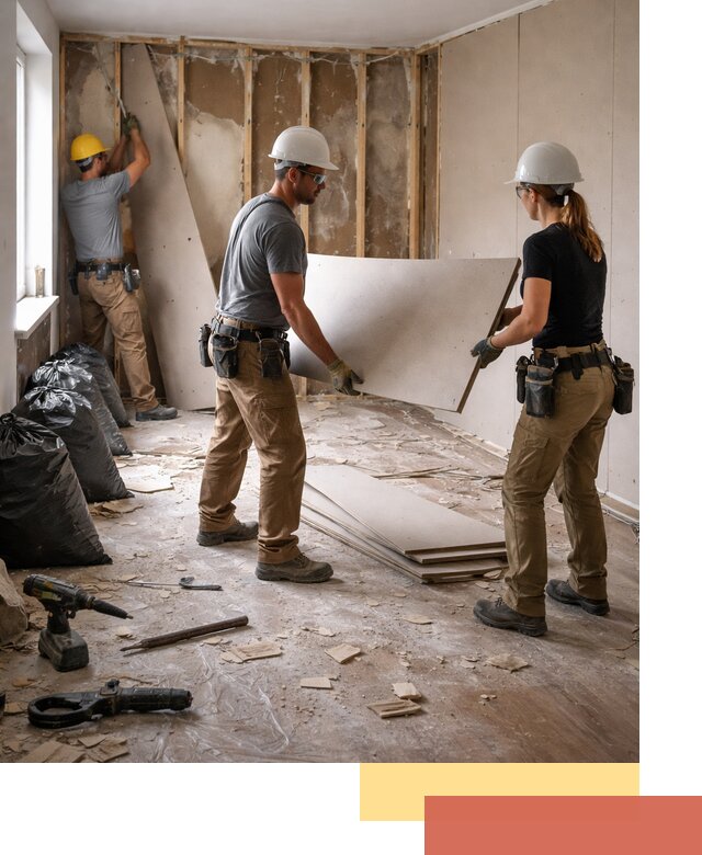 Демонтаж стеновых панелей в Климовске быстро и аккуратно