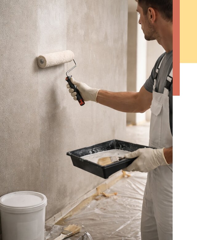 Грунтовка стен в Климовске от 2228 руб. м2 — быстро, недорого, с материалом | ОТДЕЛОЧНИК-Клс