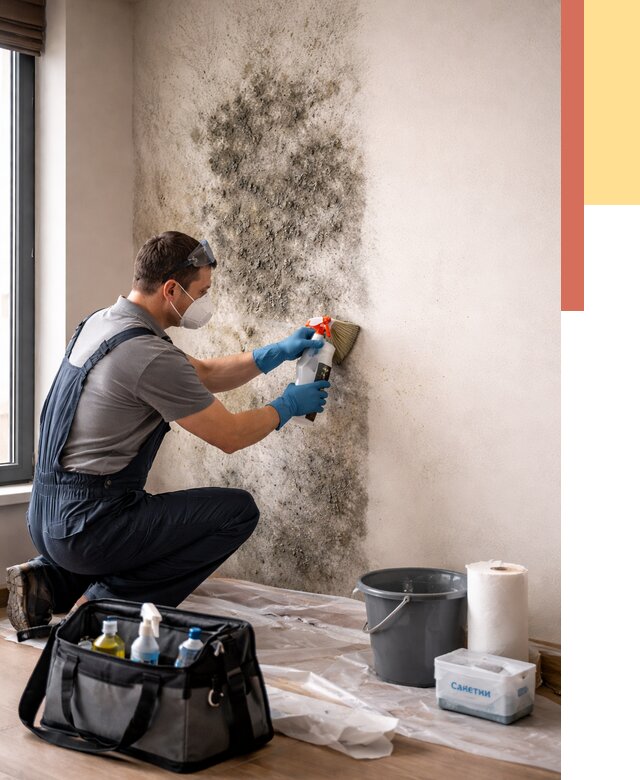 Удаление плесени со стен в Климовске от 2178 руб. — быстро и недорого | ОТДЕЛОЧНИК-Клс