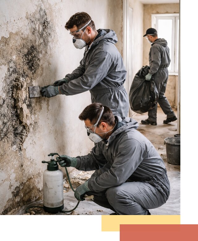 Удаление плесени со стен профессионально в Климовске