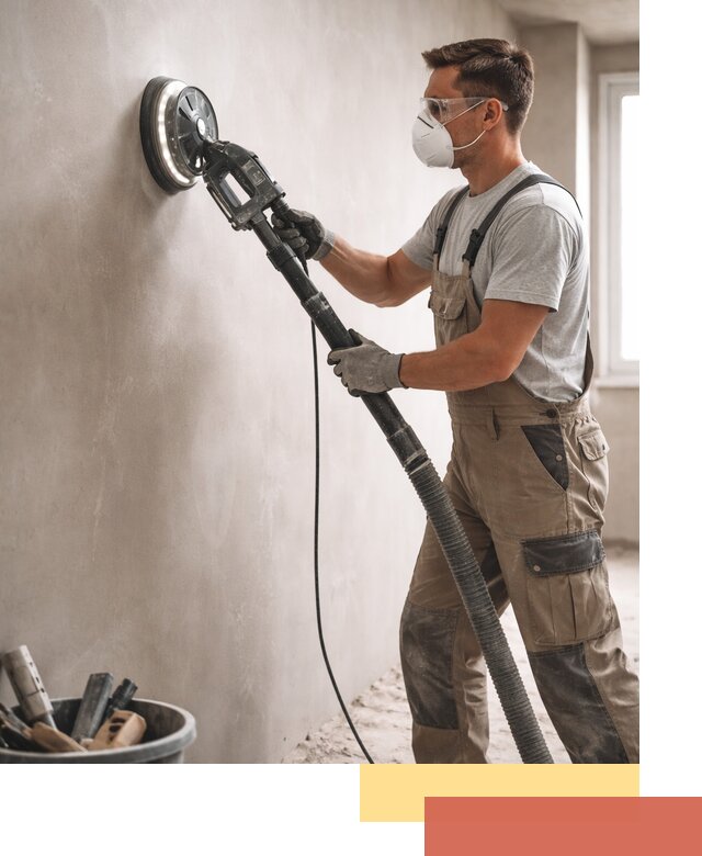 Профессиональная шлифовка стен в Климовске быстро и качественно