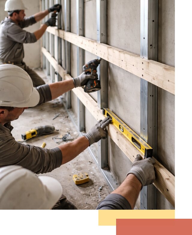 Устройство обрешетки под панели в Климовске