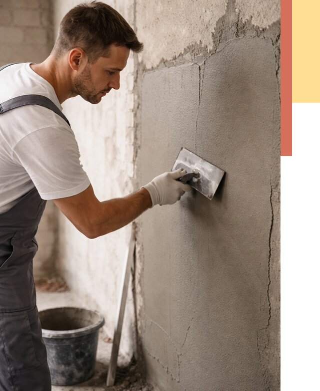 Штукатурка стен под плитку в Климовске от 4254 руб./м2 — выравнивание под плитку | ОТДЕЛОЧНИК-Клс