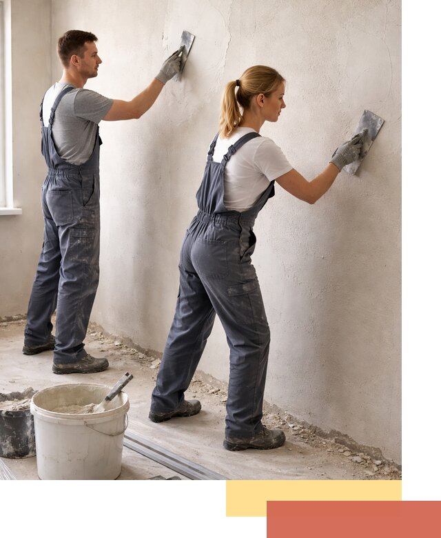 Штукатурка стен под обои в Климовске профессионально и быстро