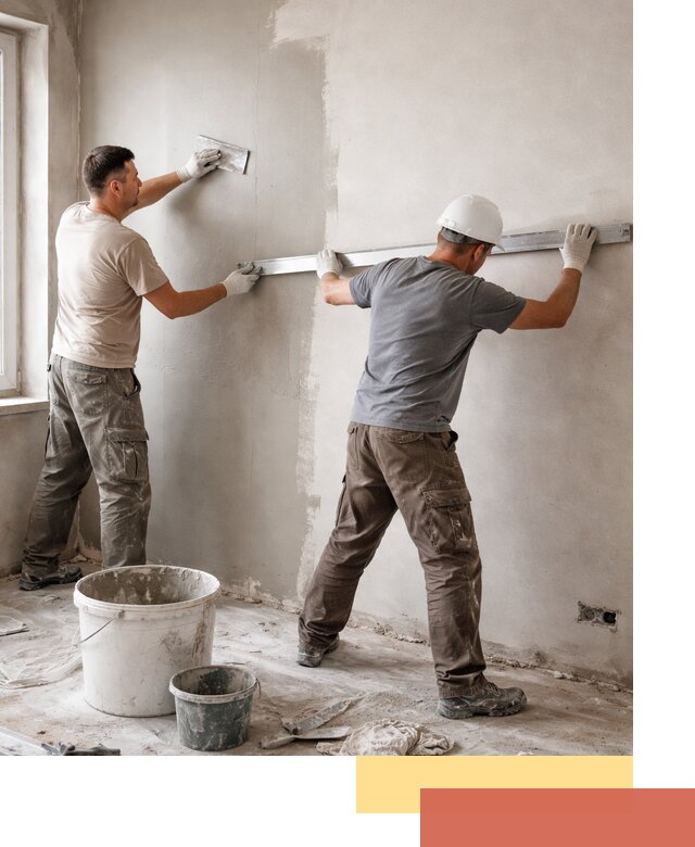 Штукатурка стен под покраску в Климовске качественно и быстро