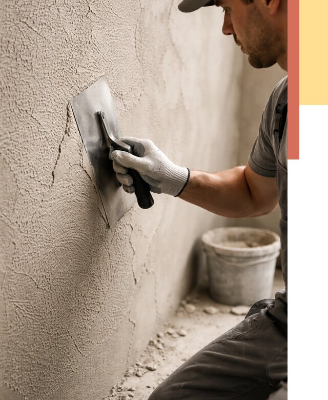 Структурная штукатурка стен в Климовске от 4558 руб. под ключ | ОТДЕЛОЧНИК-Клс