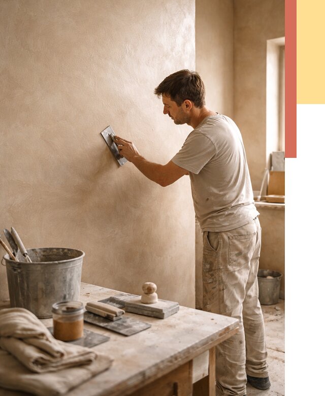 Марокканская штукатурка таделакт в Климовске под ключ от 4254 руб. | ОТДЕЛОЧНИК-Клс