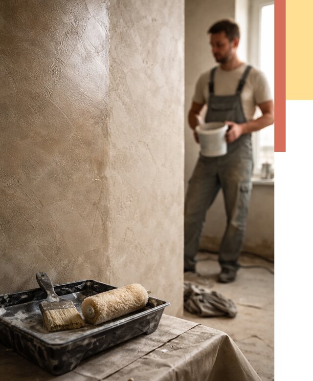 Нанесение воска на штукатурку в Климовске от 3545 руб. | Услуги ОТДЕЛОЧНИК-Клс