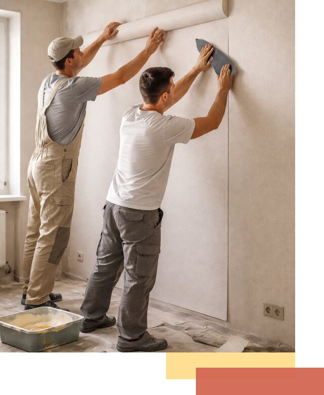 Поклейка виниловых обоев в Климовске профессионально и качественно