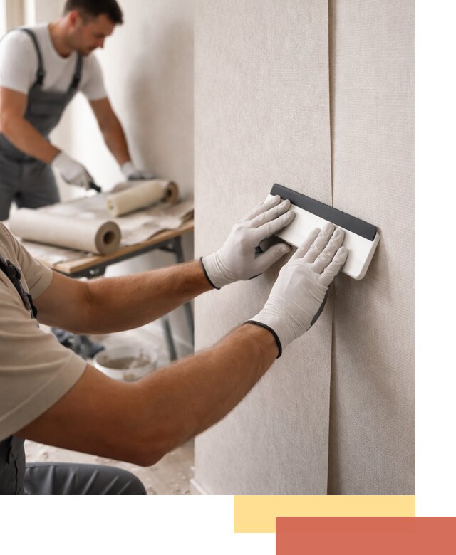 Поклейка обоев под покраску в Климовске профессионально и быстро