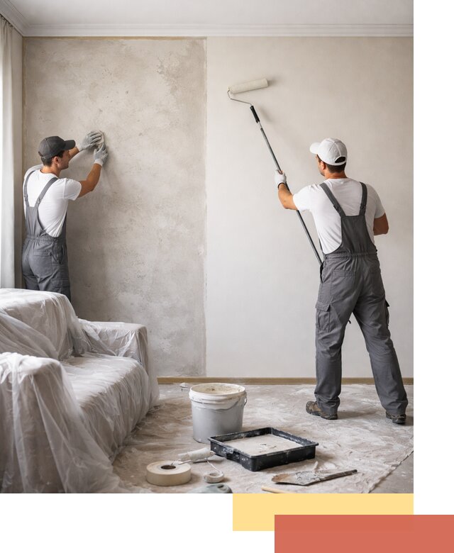 Покраска стен антивандальной краской в Климовске