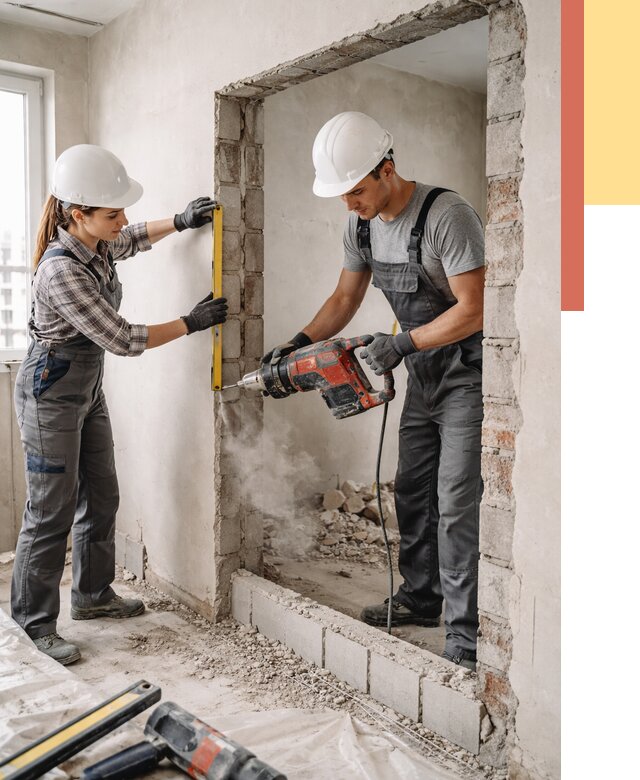 Создание проемов в стенах в Климовске от 6583 руб. — алмазная резка и расширение | ОТДЕЛОЧНИК-Клс