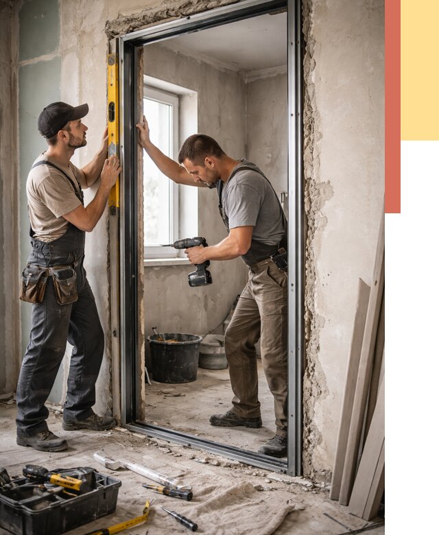 Закладка дверного проема в Климовске от 3545 руб. — быстро и недорого | ОТДЕЛОЧНИК-Клс