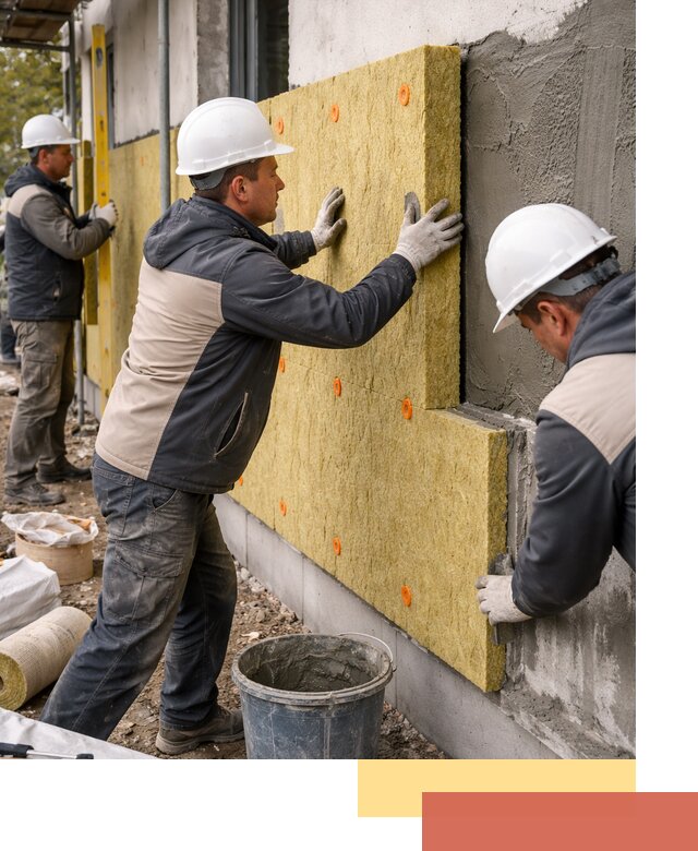 Утепление стен минватой в Климовске — тепло и звукоизоляция