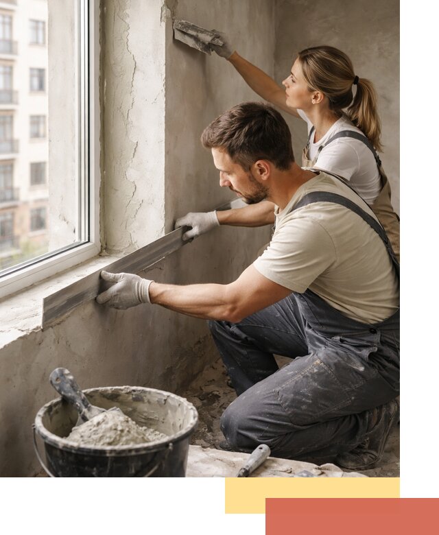 Штукатурка откосов дверей и окон профессионально в Климовске