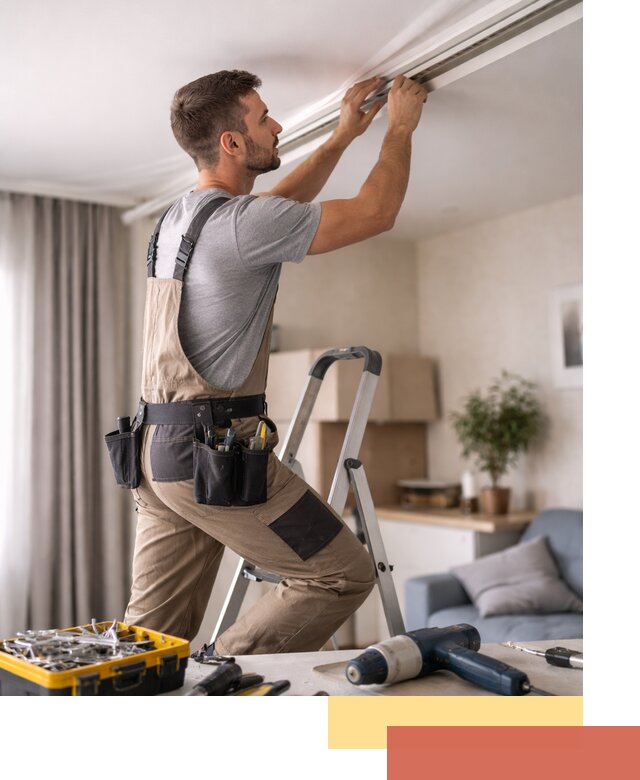 Ремонт натяжных потолков в Климовске — качественно и оперативно