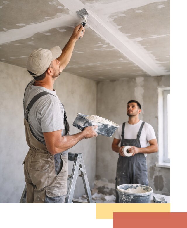 Обработка швов потолка ГКЛ в Климовске: качественная заделка и шпатлевка