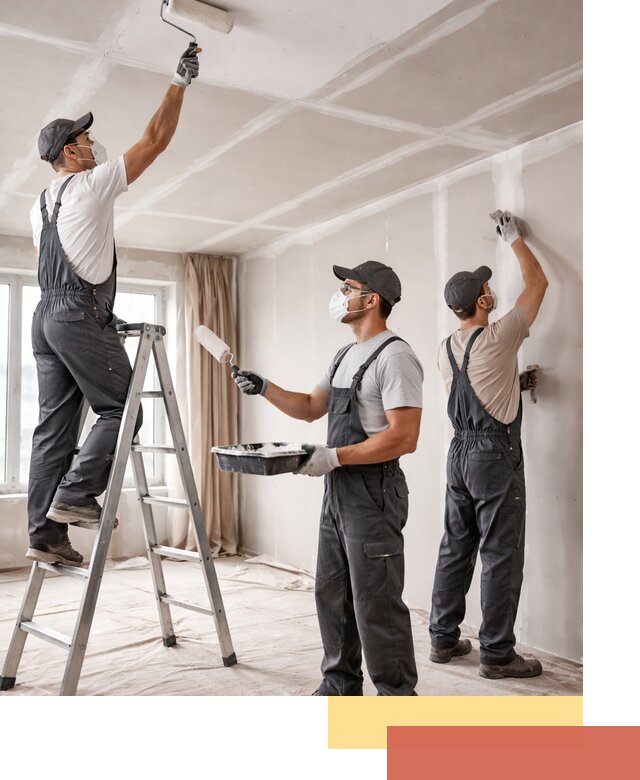 Покраска потолка из гипсокартона в Климовске качественно и недорого