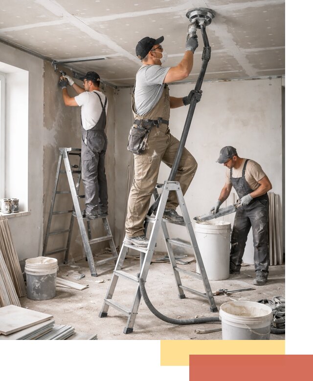 Ремонт потолка из гипсокартона в Климовске: быстрый и качественный монтаж