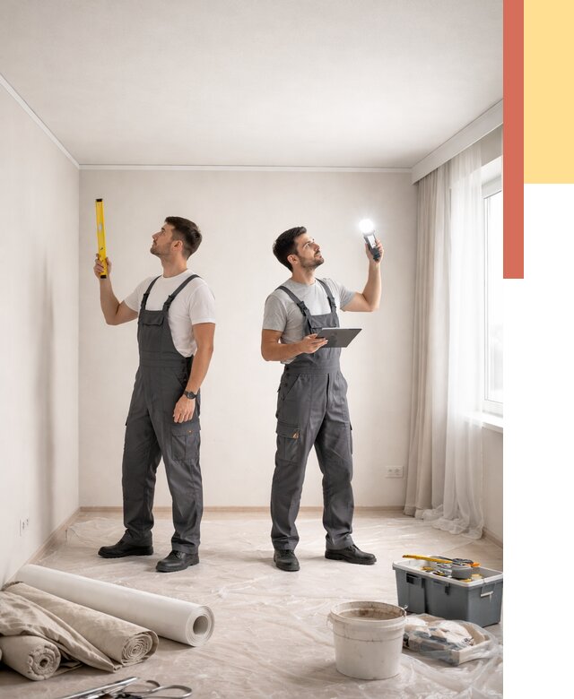 Отделка потолка в Климовске недорого от 760 руб/м2 | Услуги ОТДЕЛОЧНИК-Клс