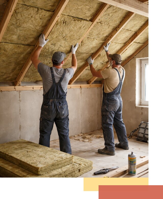 Утепление потолка минеральной ватой в Климовске